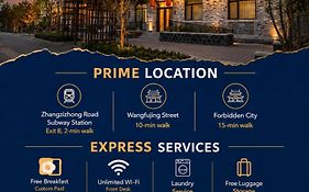 East Sacred Hotel Leo Handles Coverd丨2Mins Walk To The Metro丨nearby Forbidden Square丨free Pick-Up For 7Nights More丨rooftop Chill